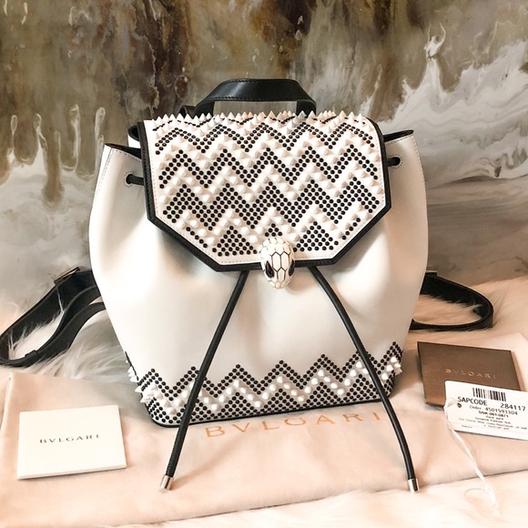 Bvlgari Nicholas Kirkwood White Serpenti Backpack - Picture 5 of 8